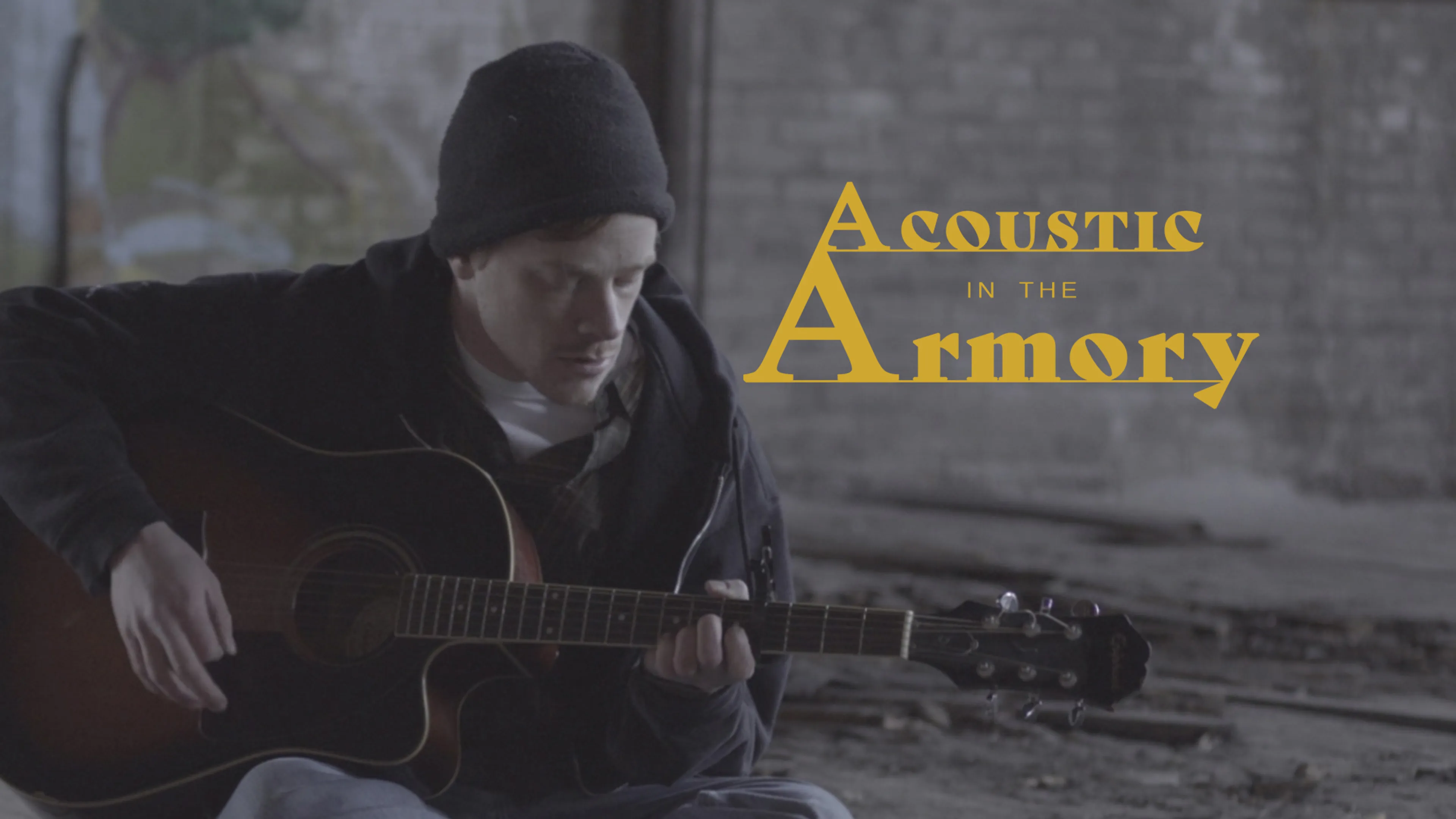 Acoustic in the Armory poster